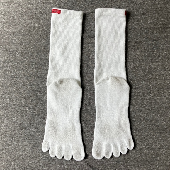 Injinji Toe Socks Sport Original Weight Crew L White - Picture 3 of 15